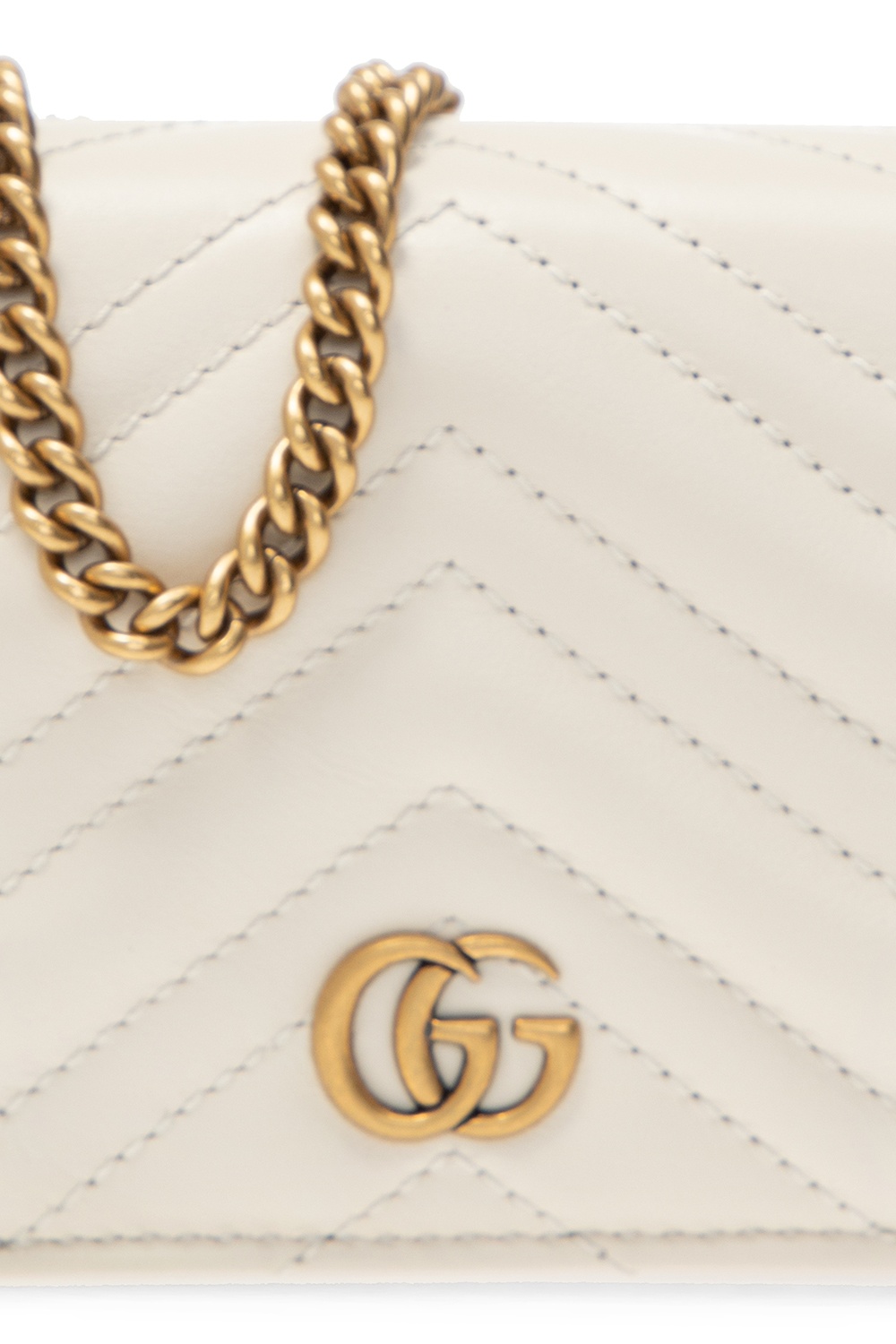 gucci Sneakers ‘GG Marmont’ chain wallet